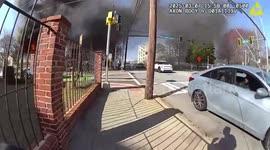 Atlanta PD officers respond to residential fire at 329 Hill St. SE